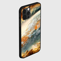 Чехол для iPhone 12 Pro Песчаный Космос, цвет: 3D-черный — фото 2