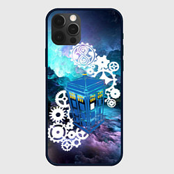 Чехол для iPhone 12 Pro Доктор Кто Машина Таргис, цвет: 3D-черный