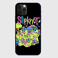 Чехол для iPhone 12 Pro Slipknot cuties, цвет: 3D-черный