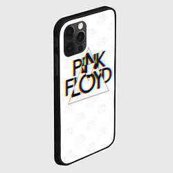 Чехол для iPhone 12 Pro PINK FLOYD LOGO ПИНК ФЛОЙД ГЛИТЧ, цвет: 3D-черный — фото 2