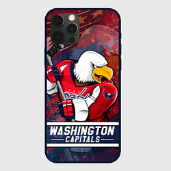 Чехол для iPhone 12 Pro Вашингтон Кэпиталз Washington Capitals, цвет: 3D-черный