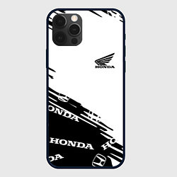 Чехол для iPhone 12 Pro Honda sport pattern, цвет: 3D-черный
