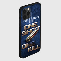 Чехол для iPhone 12 Pro One Shot One Kill CS GO, цвет: 3D-черный — фото 2