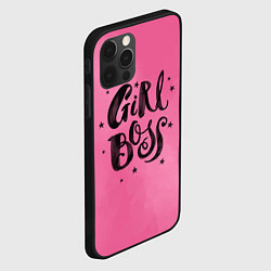 Чехол для iPhone 12 Pro Girl Boss!, цвет: 3D-черный — фото 2