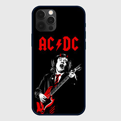 Чехол iPhone 12 Pro AC DC Ангус Янг гитарист