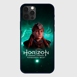 Чехол для iPhone 12 Pro Aloy - Элой Horizon Forbidden West, цвет: 3D-черный