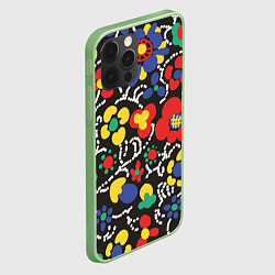 Чехол для iPhone 12 Pro Узор Цветочный сон, цвет: 3D-салатовый — фото 2