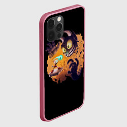 Чехол для iPhone 12 Pro Борьба Чашки с Дьяволом Cuphead, цвет: 3D-малиновый — фото 2