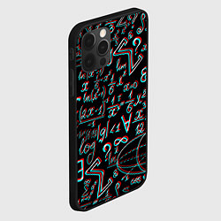 Чехол для iPhone 12 Pro ФОРМУЛЫ ГЛИТЧ GLITCH, цвет: 3D-черный — фото 2
