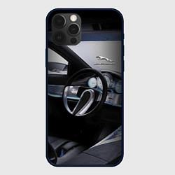Чехол для iPhone 12 Pro Jaguar Salon Prestige!, цвет: 3D-черный