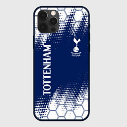 Чехол для iPhone 12 Pro TOTTENHAM HOTSPUR Тоттенхэм, цвет: 3D-черный