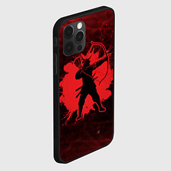 Чехол для iPhone 12 Pro Лучник Самурай Кровавый Bloody Samurai, цвет: 3D-черный — фото 2