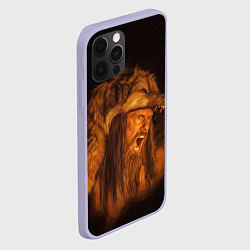 Чехол для iPhone 12 Pro Амлет в волке, цвет: 3D-светло-сиреневый — фото 2