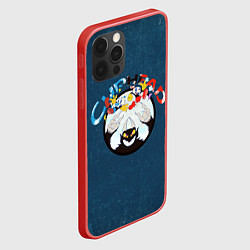 Чехол для iPhone 12 Pro Cuphead, Mugman and devil, цвет: 3D-красный — фото 2