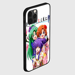 Чехол для iPhone 12 Pro Когда плачут цикады, персонажи девушки, цвет: 3D-черный — фото 2
