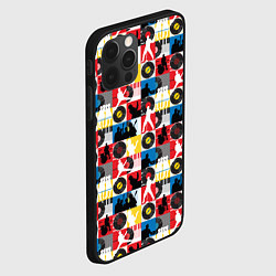 Чехол для iPhone 12 Pro Рок-н-ролл, винил, запись музыки, цвет: 3D-черный — фото 2