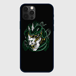 Чехол для iPhone 12 Pro Демон Они Ведьма, цвет: 3D-черный