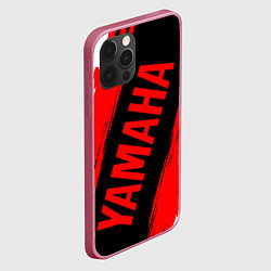 Чехол для iPhone 12 Pro ЯМАХА YAMAHA MOTORS, цвет: 3D-малиновый — фото 2