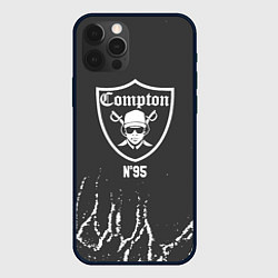 Чехол для iPhone 12 Pro Compton Комптон, цвет: 3D-черный