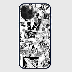 Чехол для iPhone 12 Pro Dororo pattern, цвет: 3D-черный