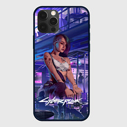 Чехол для iPhone 12 Pro Jydy Джуди Cyberpunk2077, цвет: 3D-черный