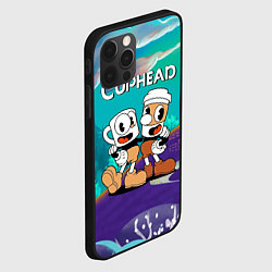 Чехол для iPhone 12 Pro Cuphead чашечка кофе, цвет: 3D-черный — фото 2