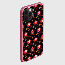 Чехол для iPhone 12 Pro 9 МАЯ ДЕНЬ ПОБЕДЫ, цвет: 3D-малиновый — фото 2