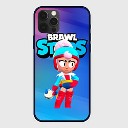 Чехол для iPhone 12 Pro BrawlStars Janet Джанет, цвет: 3D-черный