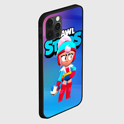 Чехол для iPhone 12 Pro BrawlStars Janet Джанет, цвет: 3D-черный — фото 2