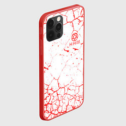 Чехол для iPhone 12 Pro HIM Трещины, цвет: 3D-красный — фото 2