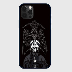 Чехол для iPhone 12 Pro Ghost Papa Emeritus, цвет: 3D-черный