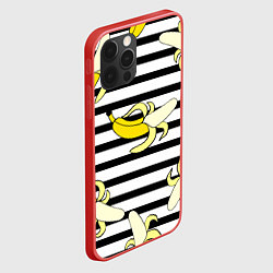 Чехол для iPhone 12 Pro Banana pattern Summer, цвет: 3D-красный — фото 2