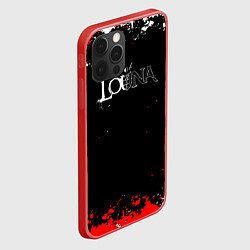 Чехол для iPhone 12 Pro Louna Tracktor Bowling, цвет: 3D-красный — фото 2