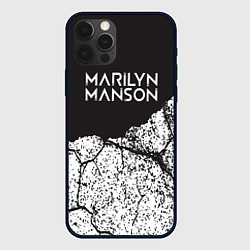 Чехол для iPhone 12 Pro Marilyn manson, цвет: 3D-черный