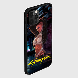 Чехол для iPhone 12 Pro Girl Vi cyberpunk2077, цвет: 3D-черный — фото 2