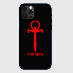 Чехол для iPhone 12 Pro Vampire: The Masquerade - Bloodhunt Logo Лого, цвет: 3D-черный