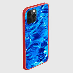 Чехол для iPhone 12 Pro Vanguard abstraction Water, цвет: 3D-красный — фото 2