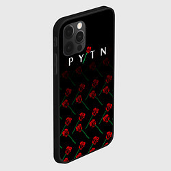 Чехол для iPhone 12 Pro Payton Moormeie pattern rose, цвет: 3D-черный — фото 2