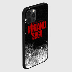 Чехол для iPhone 12 Pro Сага о Винланде логотип, цвет: 3D-черный — фото 2
