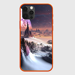 Чехол для iPhone 12 Pro Cosmic fantasy art, цвет: 3D-красный