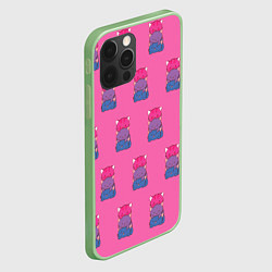 Чехол для iPhone 12 Pro Котики светофоры, цвет: 3D-салатовый — фото 2