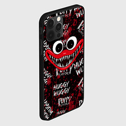 Чехол для iPhone 12 Pro КРОВАВЫЙ ХАГГИ ВАГГИ - BLOODY HUGGY WUGGY, цвет: 3D-черный — фото 2