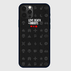 Чехол для iPhone 12 Pro Love Death Robots, цвет: 3D-черный