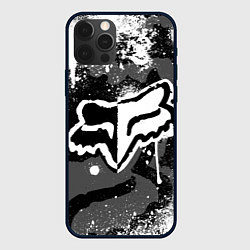 Чехол для iPhone 12 Pro FOX RACING - МОТОКРОСС БРЫЗГИ, цвет: 3D-черный