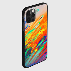 Чехол для iPhone 12 Pro Буйство красок Лето Riot of colors Summer, цвет: 3D-черный — фото 2