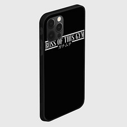 Чехол для iPhone 12 Pro Босс Качалки Иероглифы, цвет: 3D-черный — фото 2