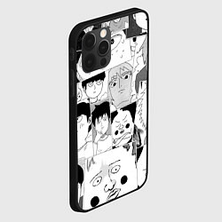 Чехол для iPhone 12 Pro Моб психо 100 паттерн, цвет: 3D-черный — фото 2