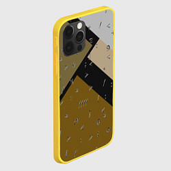Чехол для iPhone 12 Pro Знаки DR, цвет: 3D-желтый — фото 2