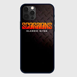 Чехол для iPhone 12 Pro Classic Bites - Scorpions, цвет: 3D-черный