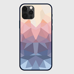 Чехол для iPhone 12 Pro Полигональная свежесть 2022, цвет: 3D-черный